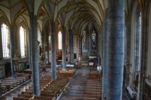 vierschiffige Kirche Schwaz Tirol